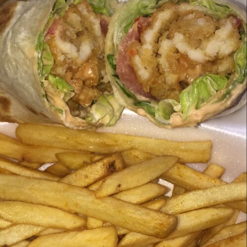 19932296_1091507627645971_9068942407508164608_n Conch Wrap & Fries