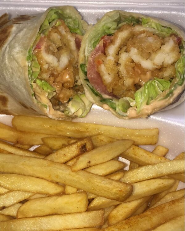19932296_1091507627645971_9068942407508164608_n Conch Wrap & Fries